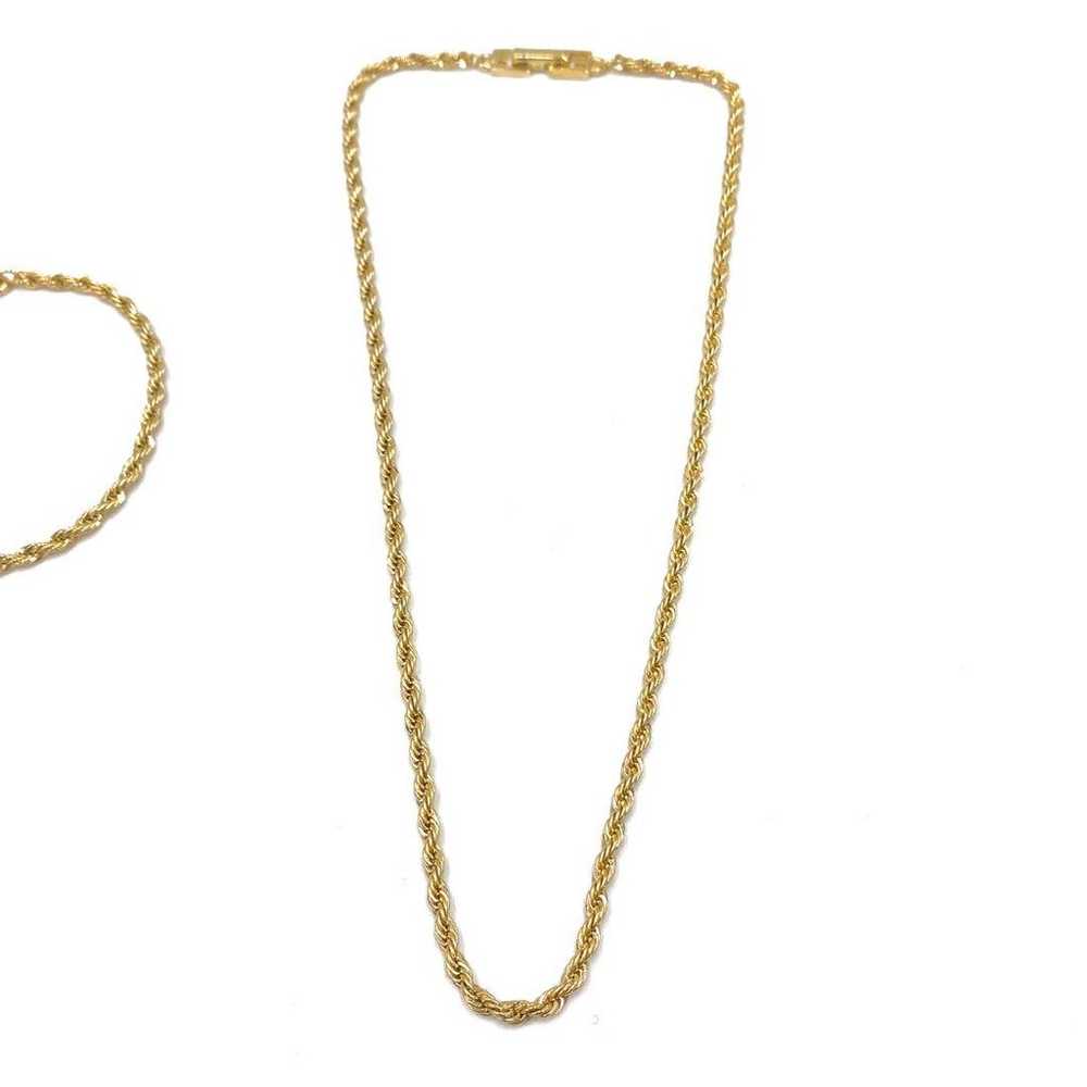 Set! GIVENCHY necklace bracelet gold. - image 2