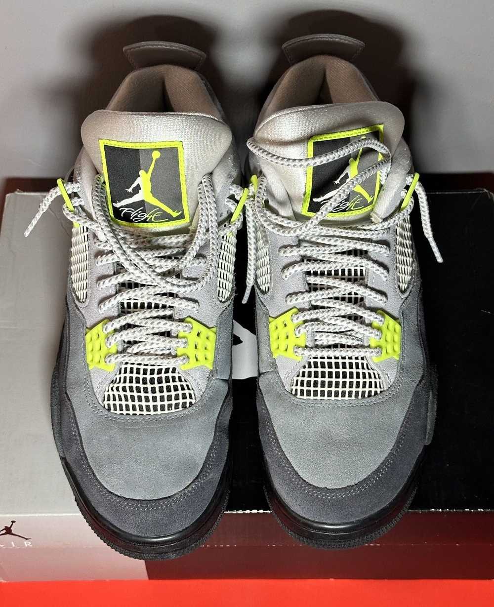 Jordan Brand Size 9 - Jordan 4 Retro SE Mid Neon … - image 2