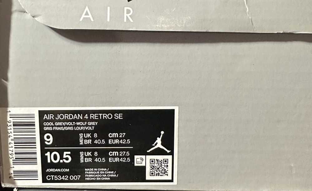 Jordan Brand Size 9 - Jordan 4 Retro SE Mid Neon … - image 7