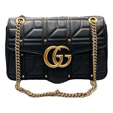 Gucci Pearly Gg Marmont Flap leather crossbody bag - image 1