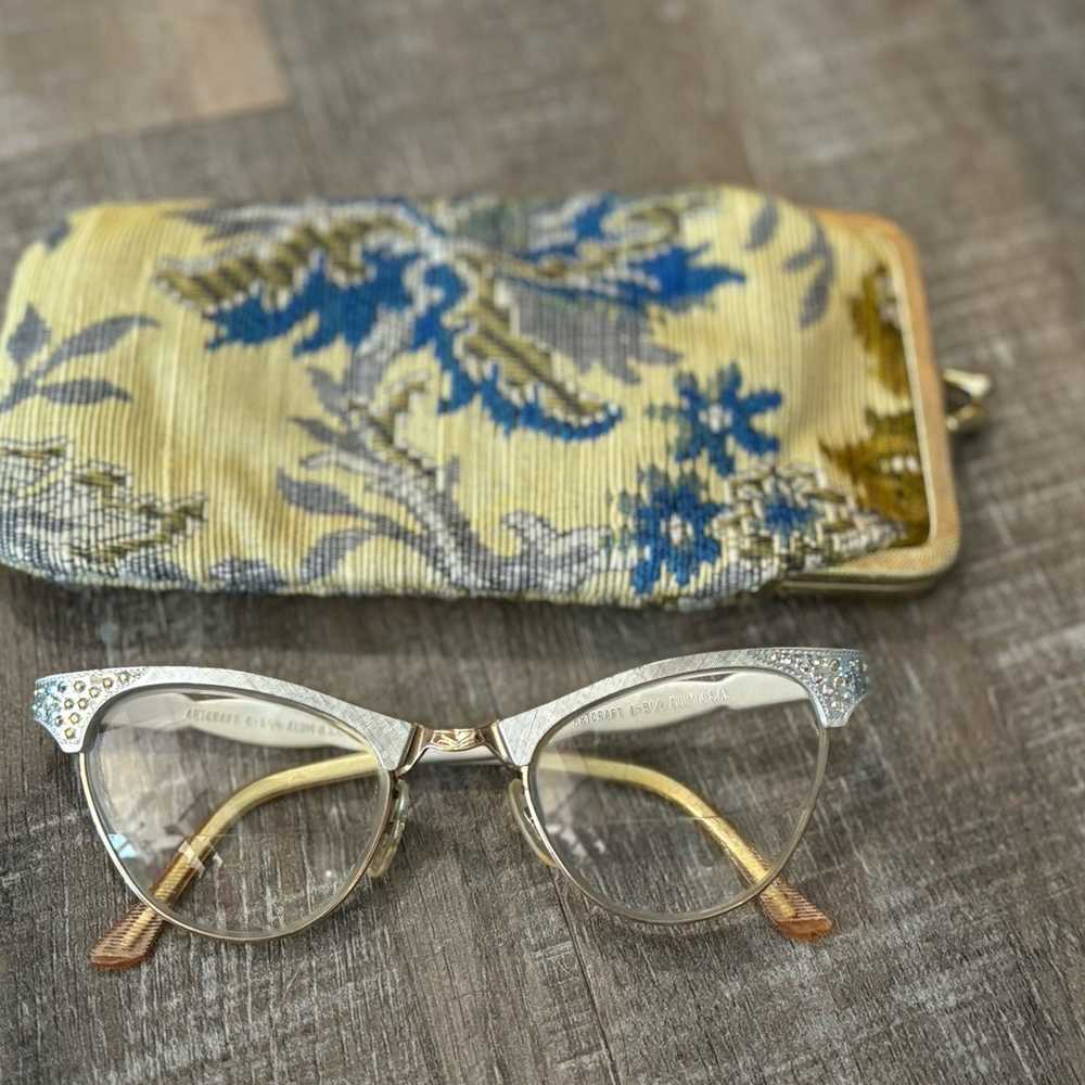 Artcraft Vintage Cat Eye Glasses - image 2