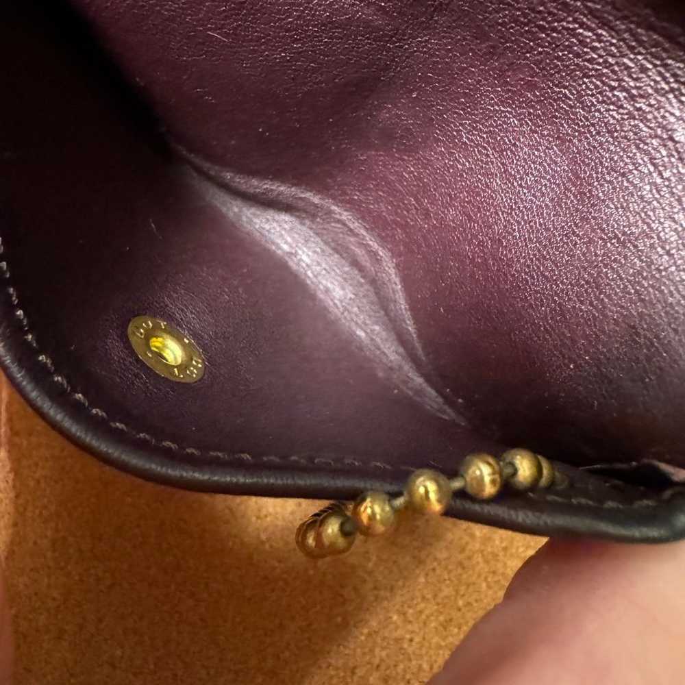 Vintage Coach Keycase 7195 Burgundy - image 4