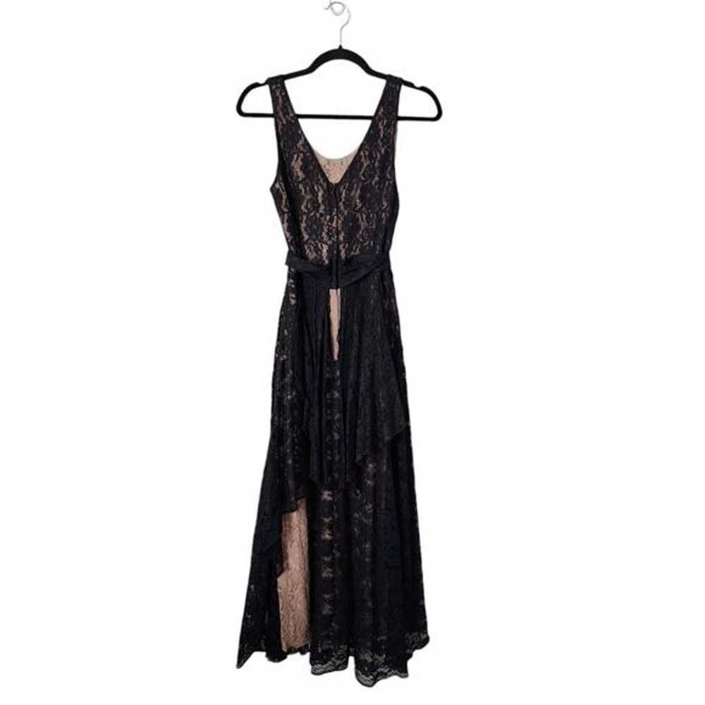 THE J. PETERMAN COMPANY Black / Tan Lace Dress Go… - image 2