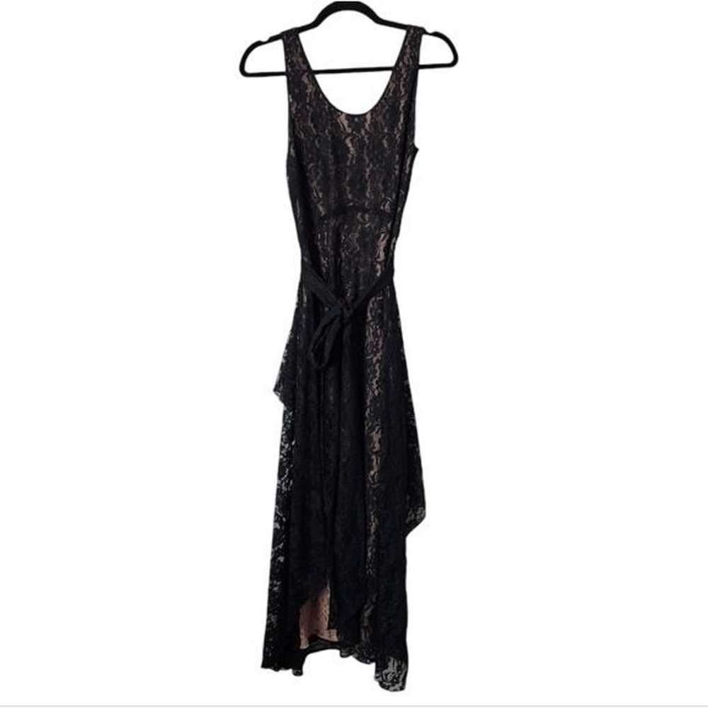 THE J. PETERMAN COMPANY Black / Tan Lace Dress Go… - image 7