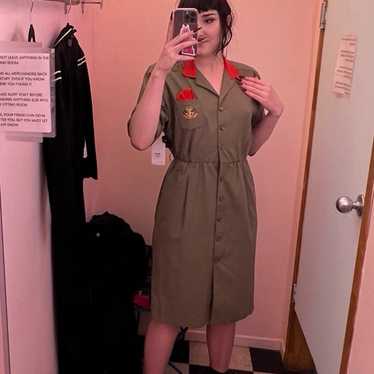 Vintage military-like dress