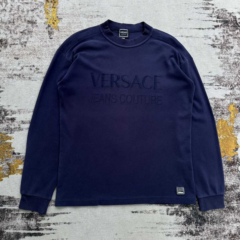 Luxury × Streetwear × Versace VINTAGE VERSACE EMB… - image 1