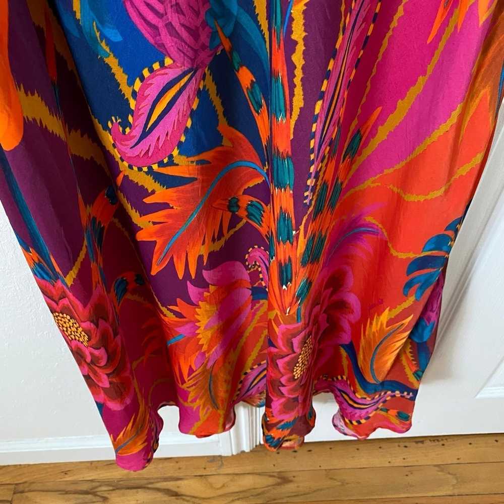 Farm Rio “vintage wave” multicolor full length ma… - image 7