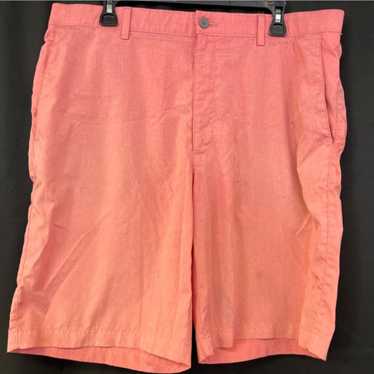 Pga Tour PGA Tour Men's Pink Golf Shorts/Flat Fro… - image 1