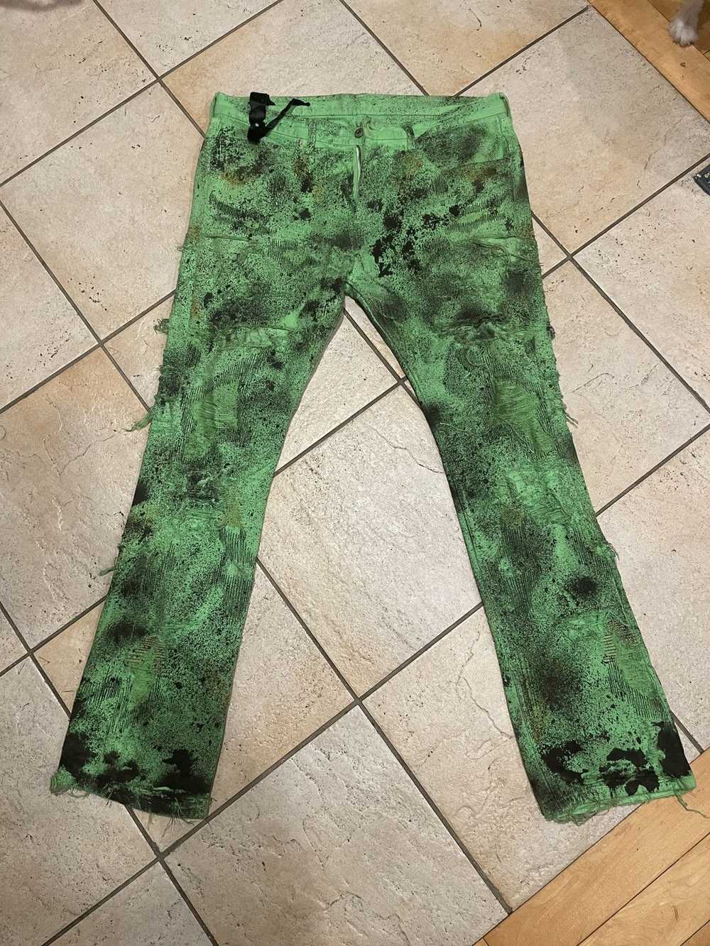 Vlone Vlone Bari Special Green scab splatter - image 3