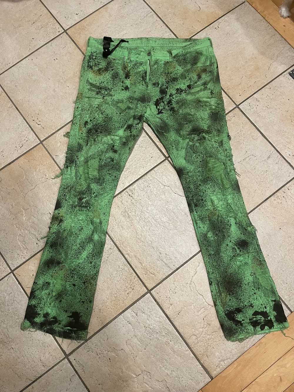 Vlone Vlone Bari Special Green scab splatter - image 4