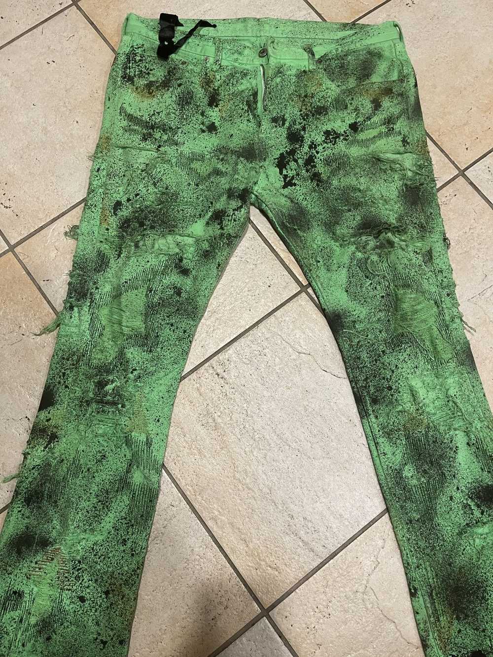 Vlone Vlone Bari Special Green scab splatter - image 5