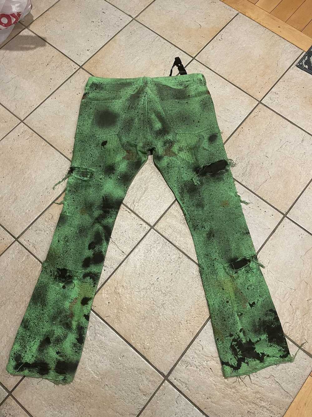 Vlone Vlone Bari Special Green scab splatter - image 7