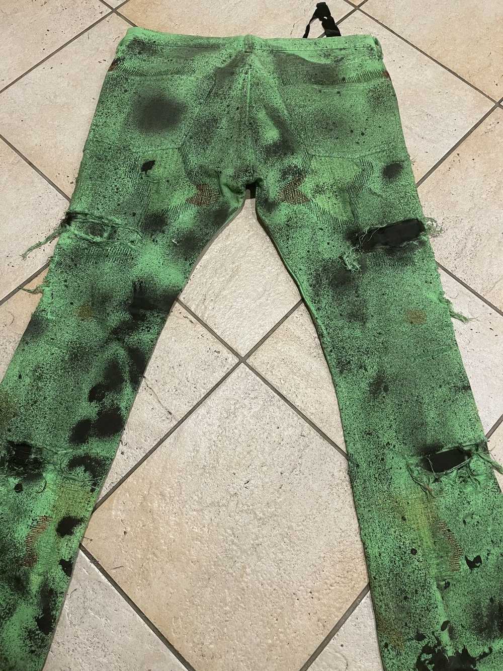 Vlone Vlone Bari Special Green scab splatter - image 8