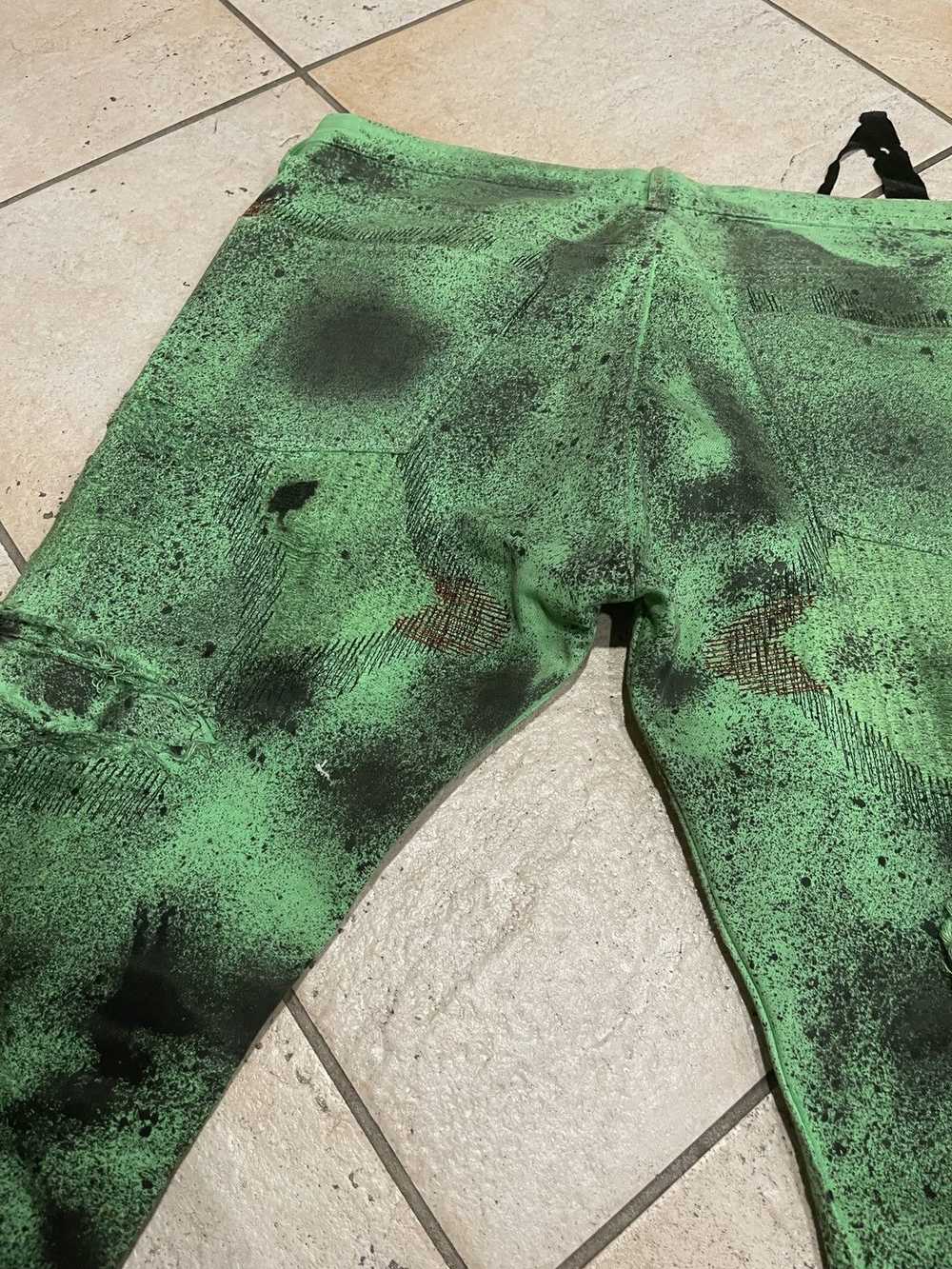 Vlone Vlone Bari Special Green scab splatter - image 9