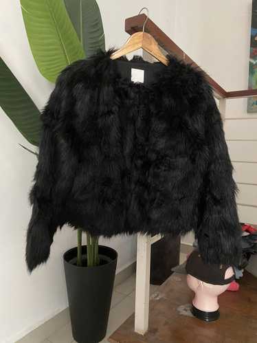 Balmain fur coat best sale