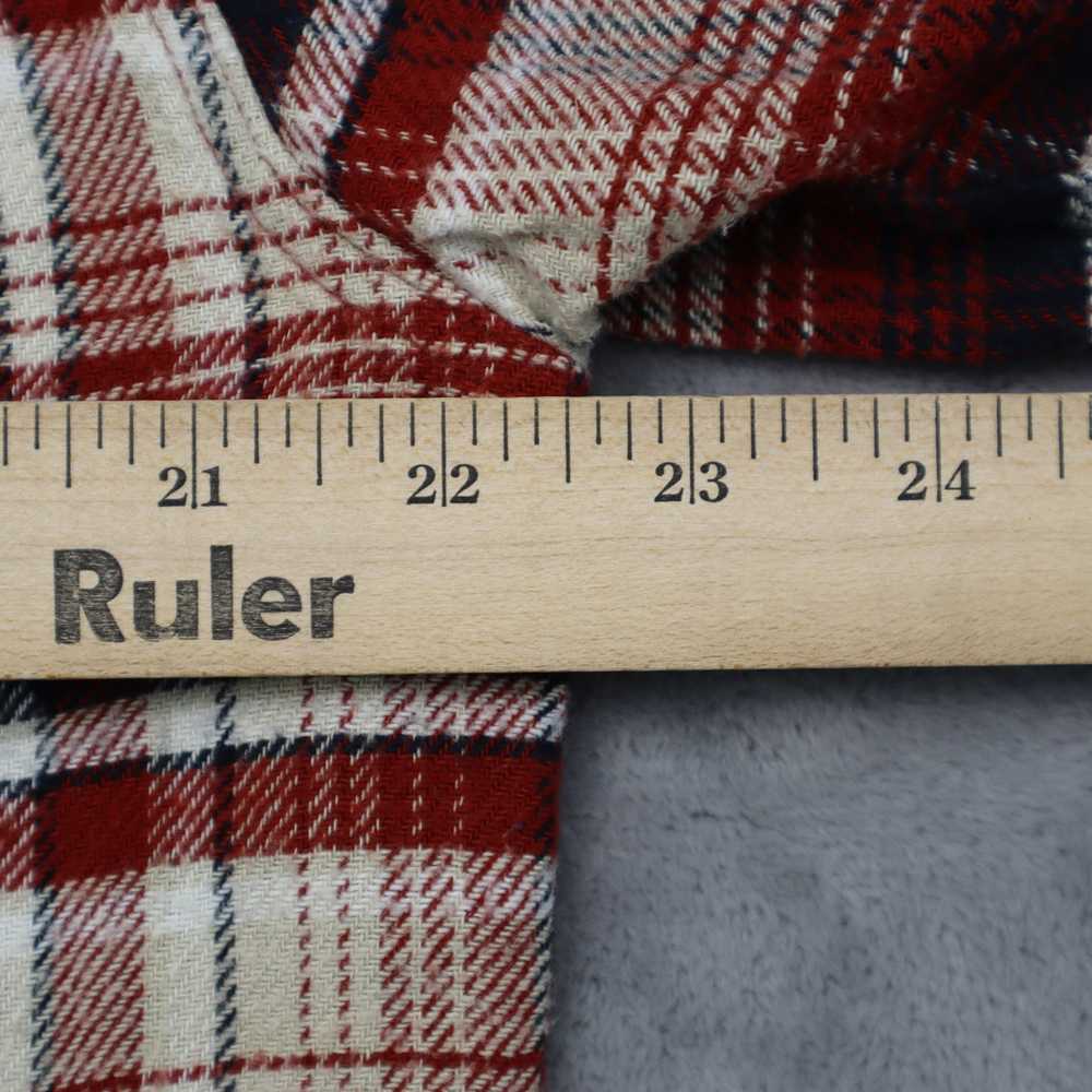 O'Neill Shirt Men XL Red Plaid Long Sleeve Button… - image 5