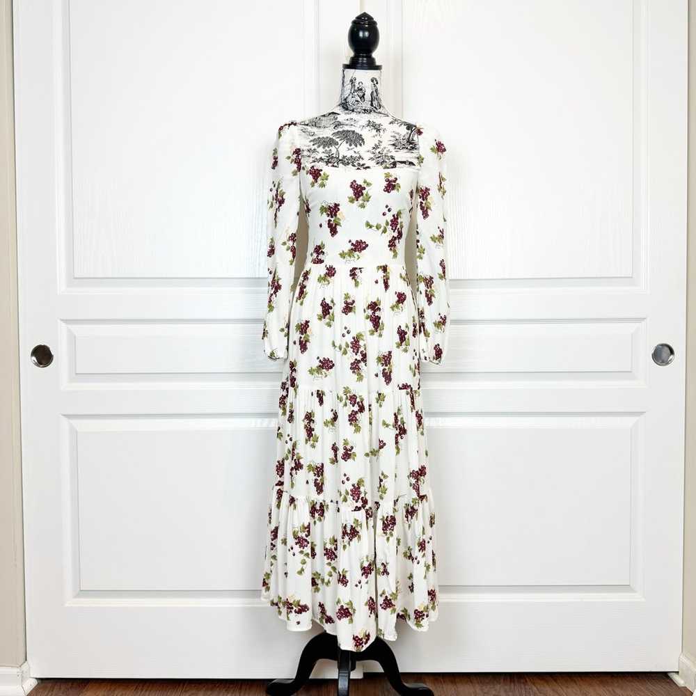 REFORMATION Kellie Grapevine Midi Dress Size 6 - image 2