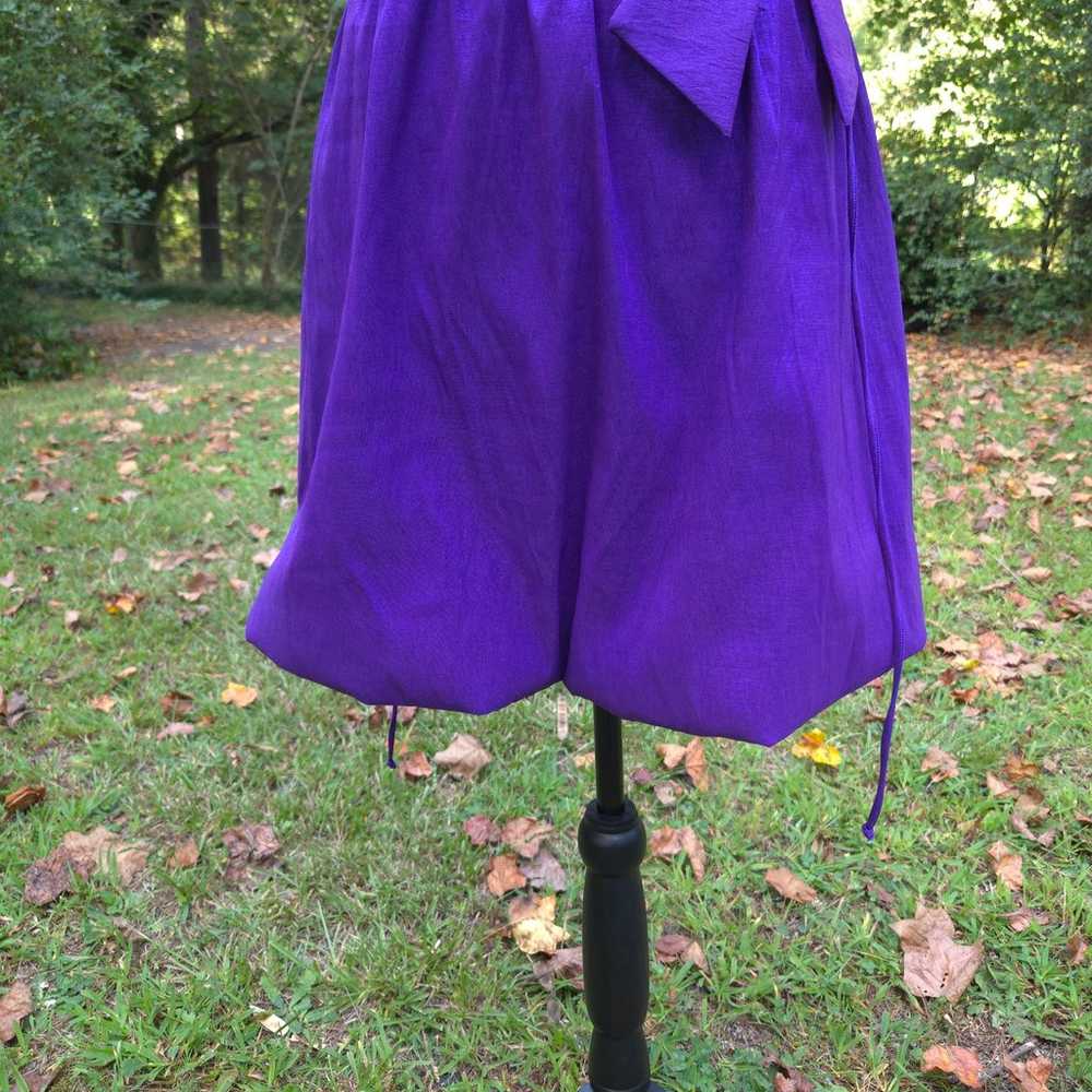 Taboo Strapless Purple Dress, Size Medium - image 6