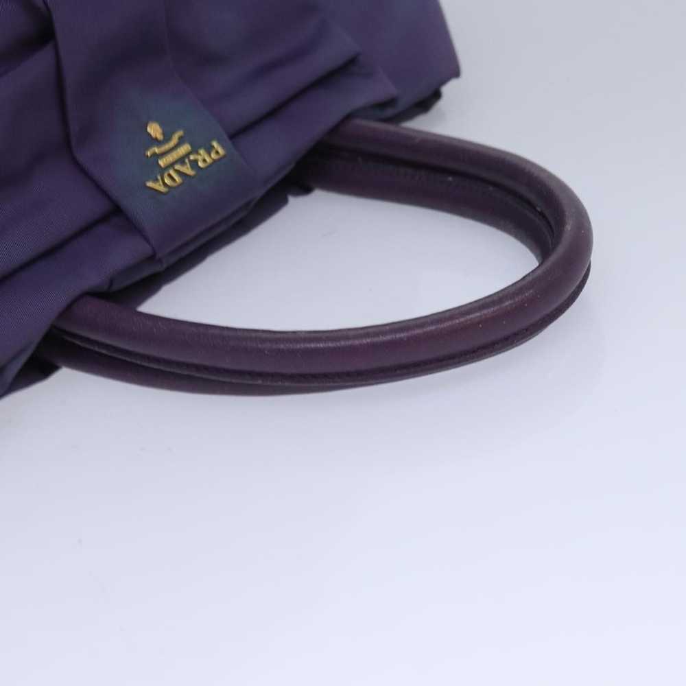 Prada PRADA Hand Bag Nylon Purple Auth 83954 - image 7