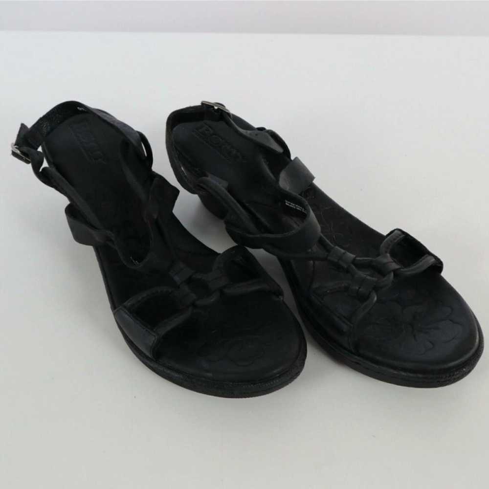 Born Born Pamati Sandals Heels 8 Leather Slingbac… - image 3