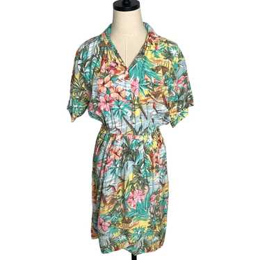 Vintage 1980s Womans M Carol Anderson Hawaiian Tr… - image 1