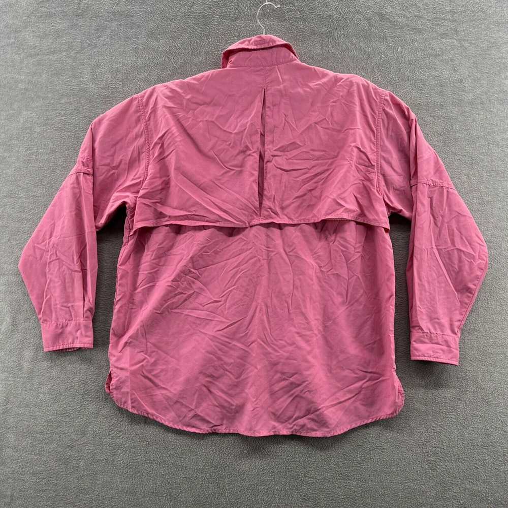 Vintage columbia Mens Size M Pink Long Sleeve But… - image 7