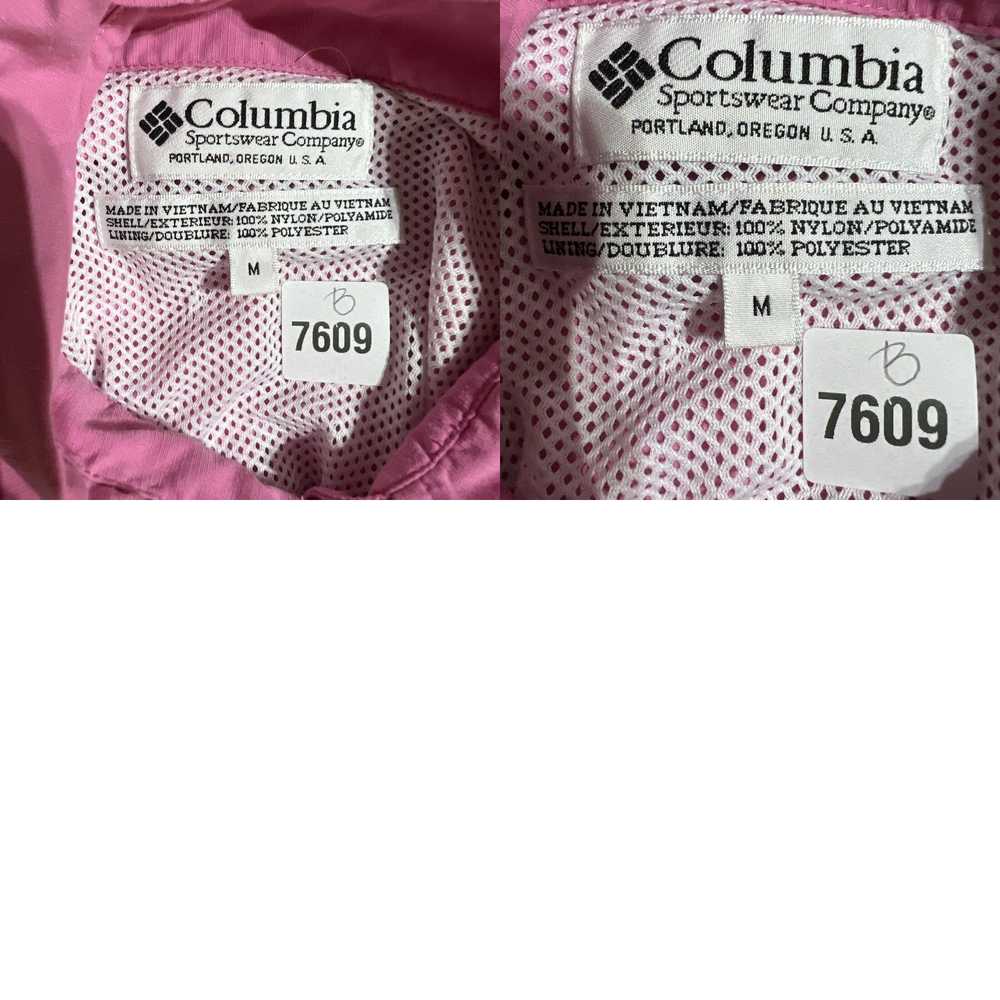 Vintage columbia Mens Size M Pink Long Sleeve But… - image 8