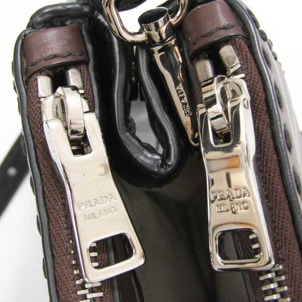 Prada Galleria Brown Leather Handbag (Pre-Owned) - image 12