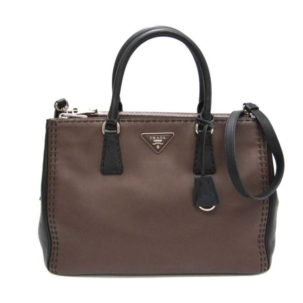 Prada Galleria Brown Leather Handbag (Pre-Owned) - image 1