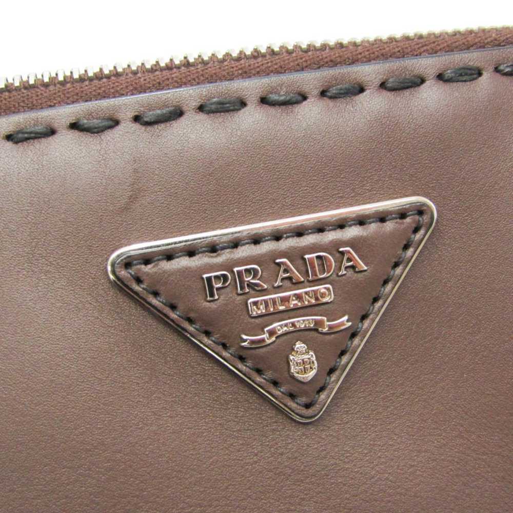 Prada Galleria Brown Leather Handbag (Pre-Owned) - image 8