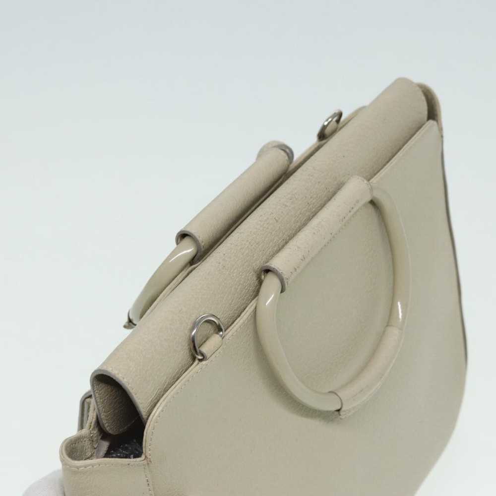 Gucci GUCCI Hand Bag Leather White 000 2058 0307 … - image 6