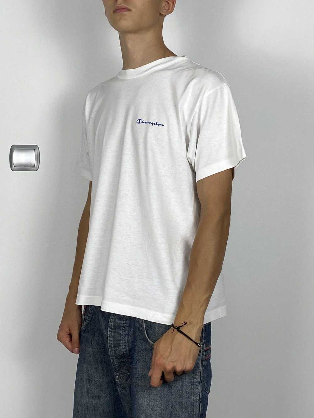 Champion 90s Single Stitch White Champion Tee Tsh… - image 2