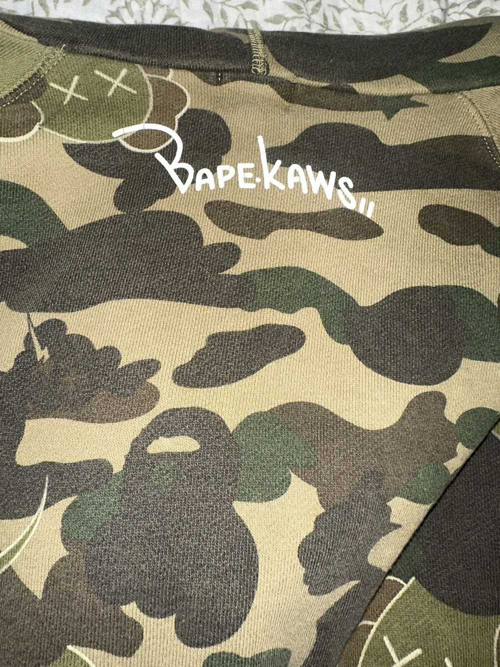 Bape × Kaws Bape x Kaws Crazy Camo Full Zip Hoodie - image 4