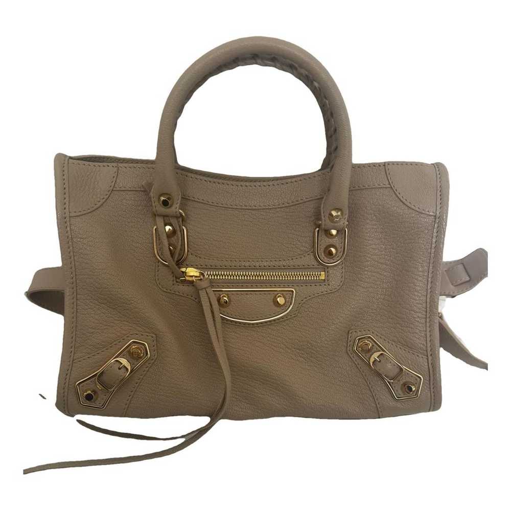 Balenciaga Classic Metalic leather handbag - image 1