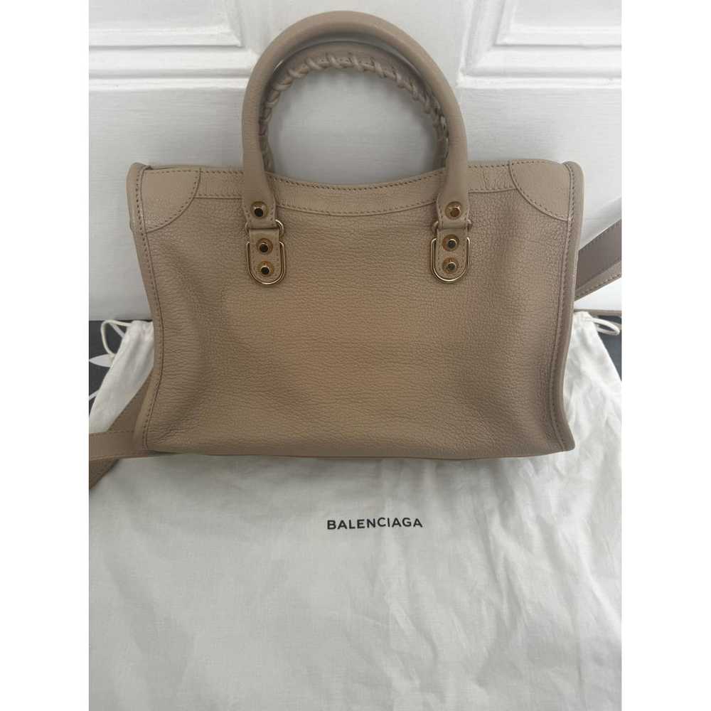 Balenciaga Classic Metalic leather handbag - image 2