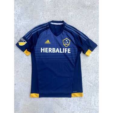 Adidas LA Galaxy Adidas Navy Blue MLS Soccer Away… - image 1