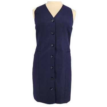 Vintage Rafaella Wool Button Front Sheath Dress P… - image 1