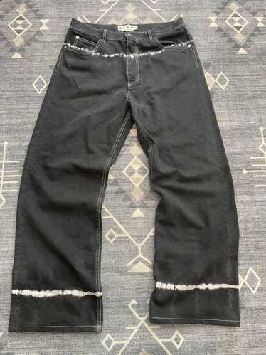 Marni Marni black tie die jeans