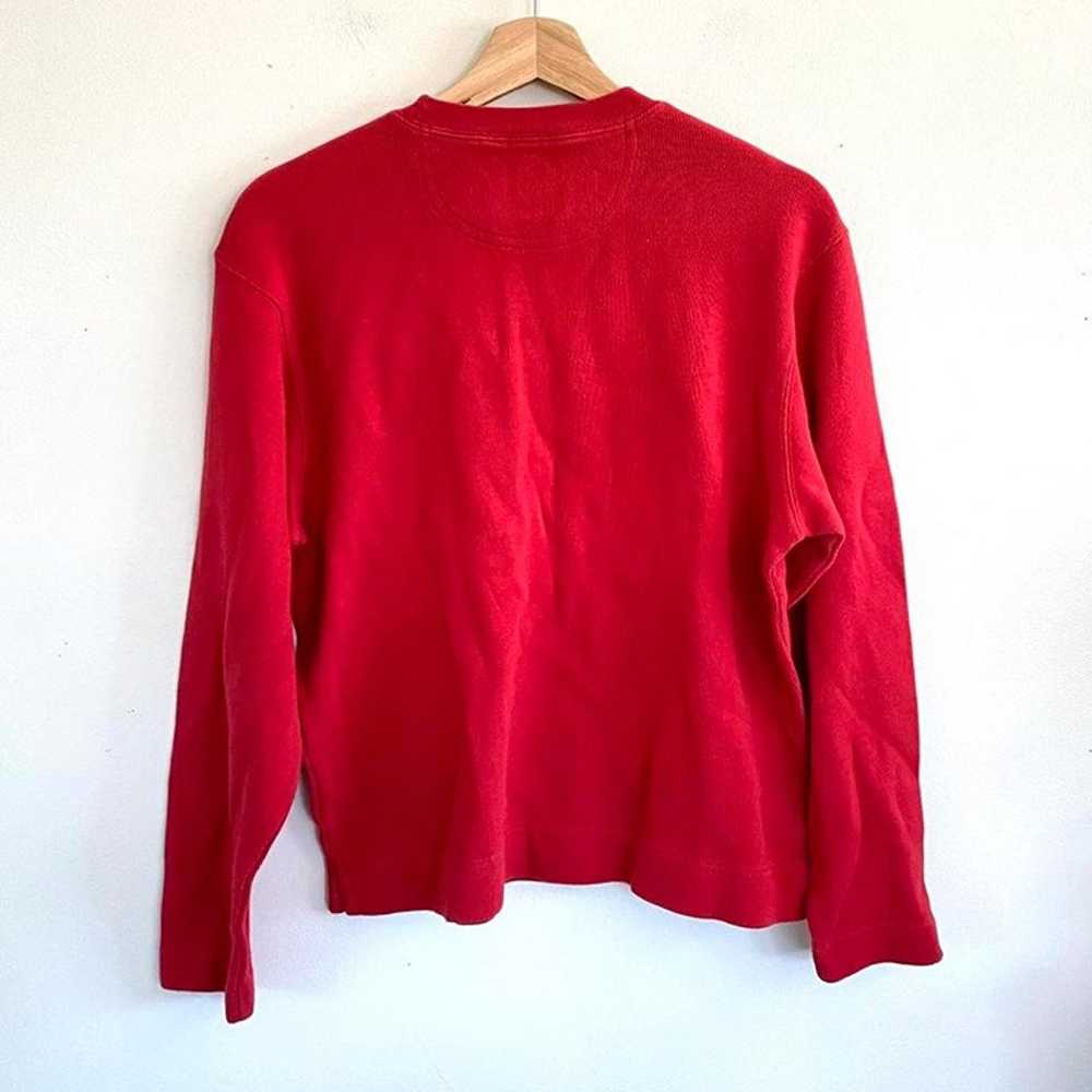 FACONNABLE RED VINTAGE LONG SLEEVE SHIRT WOMENS S… - image 6