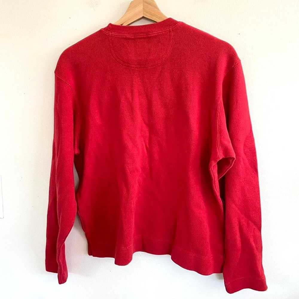 FACONNABLE RED VINTAGE LONG SLEEVE SHIRT WOMENS S… - image 7