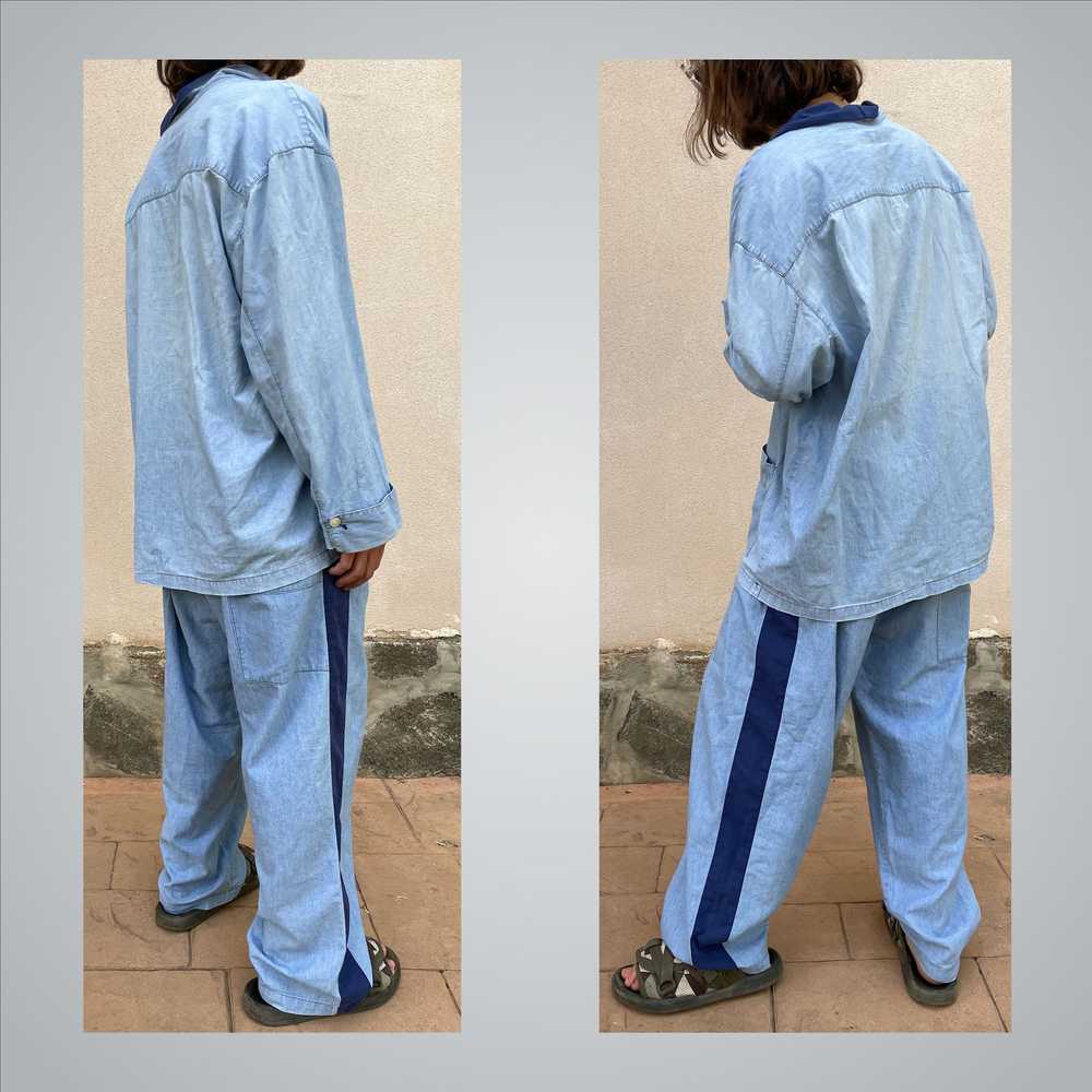 Dries Van Noten DVN 90's blue pyjama set - image 5