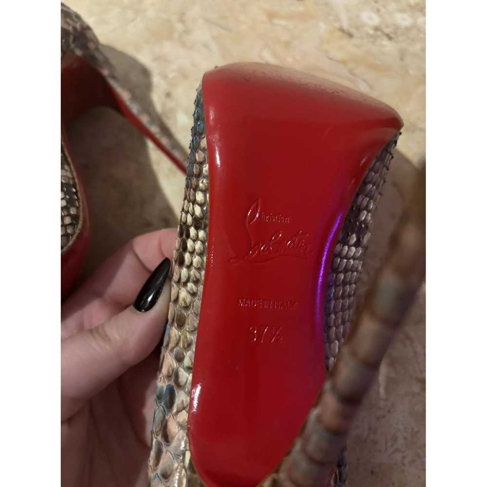 Christian Louboutin So Kate leather heels - image 7