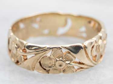 Floral Openwork Band - image 1