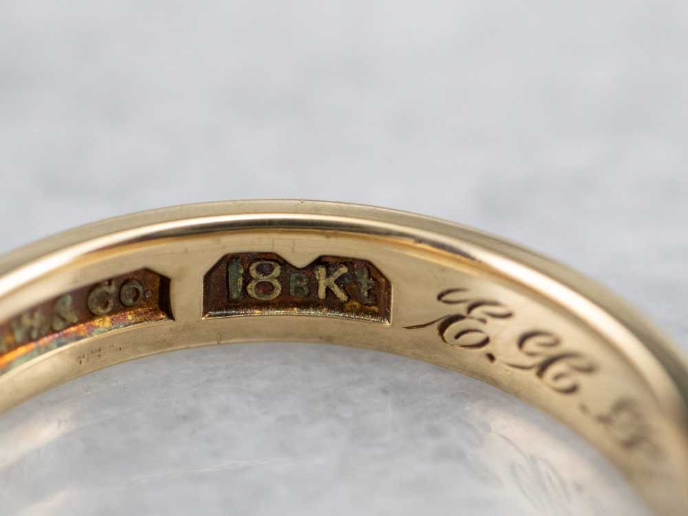 Antique 18K Yellow Gold Band - image 6