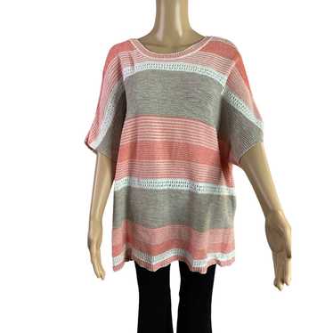 Chicos Chicos Womens Size 3 US XL Open Knit Sweate