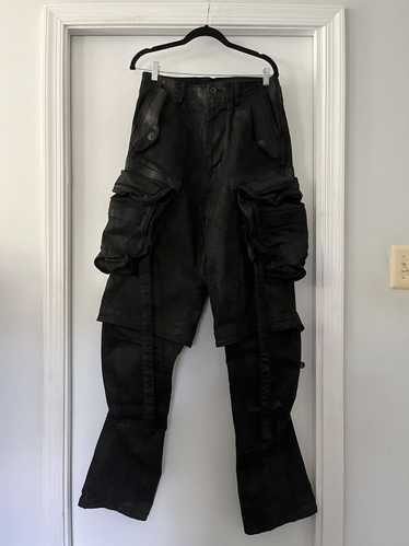 Julius JULIUS F/W22 Coated Gas Mask Cargos (799PAM