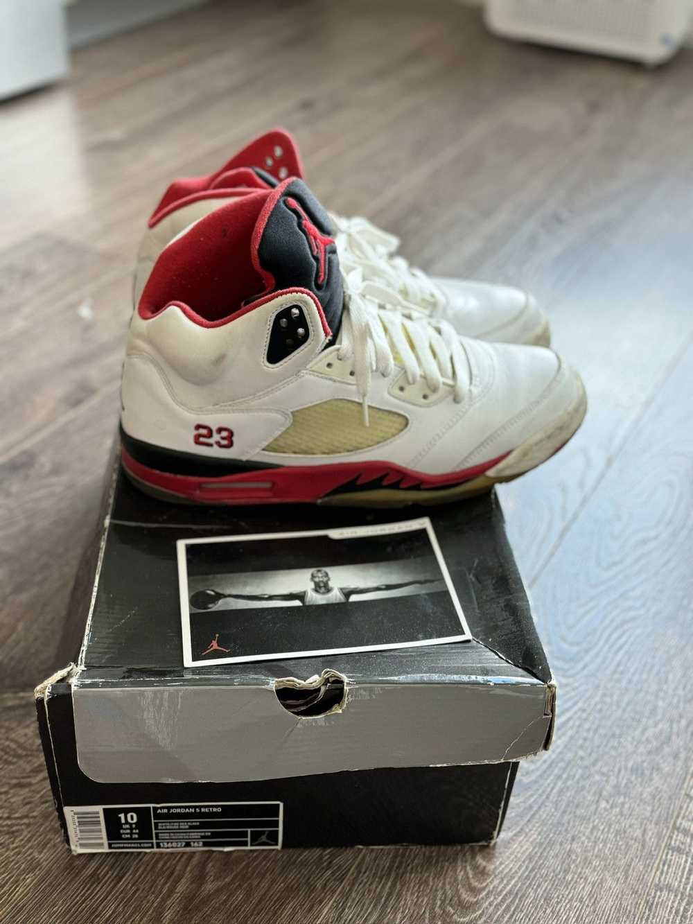 Jordan Brand × Nike Jordan 5 Fire Red - image 2