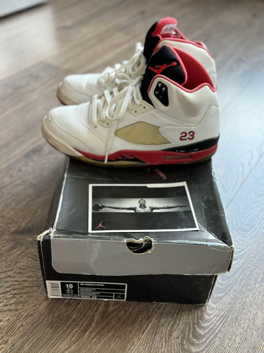 Jordan Brand × Nike Jordan 5 Fire Red - image 4