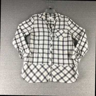 Vintage J Jill Women's Medium Size Plaid Pattern … - image 1