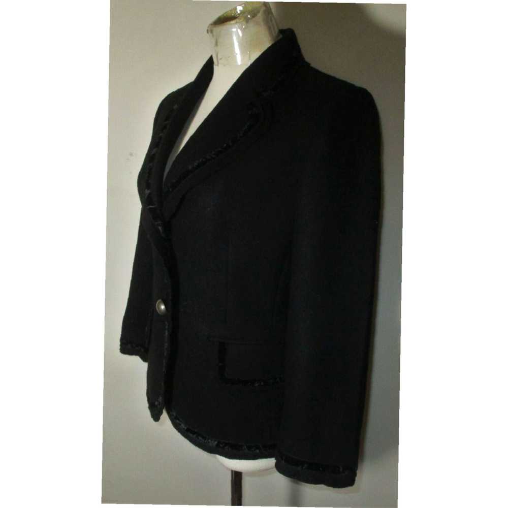 Banana Republic Luxurious Black Wool Button Front… - image 4